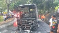 Bus MGI Terbakar di Cibadak Sukabumi, Begini Kata Kepala Pool Maya Gapura Intan Palabuhanratu