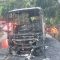 BUS MGI Terbakar