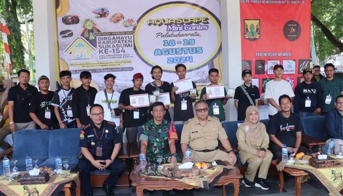 Dinas Perikanan Kabupaten Sukabumi Gelar Aquascape Mini Contest