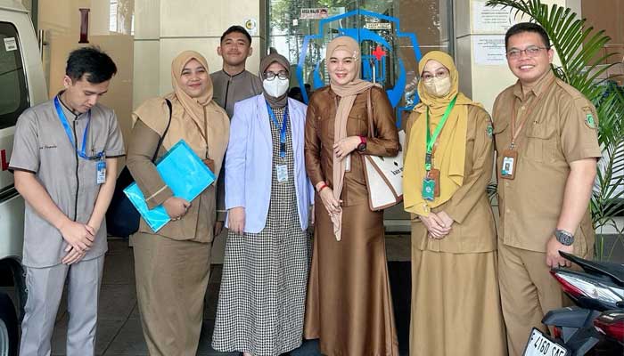 Dinkes Kota Sukabumi Visitasi Klinik Utama Permata