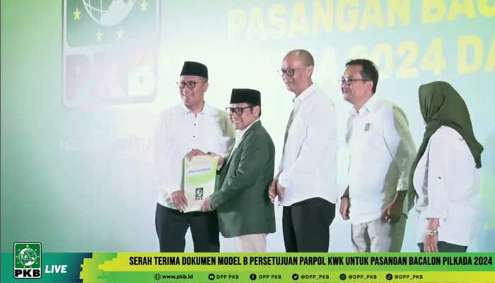 Fahmi-Dida Resmi Mendapatkan Rekomendasi dari DPP PKB