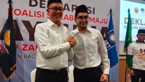 Ayep-Bobby Deklarasi Pilkada Kota Sukabumi, Diusung Empat Partai Koalisi