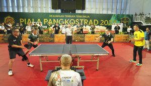 Pangkostrad Dorong Pembinaan Berkelanjutan melalui Kejuaraan Terbuka Tenis Meja Piala Pangkostrad 2024