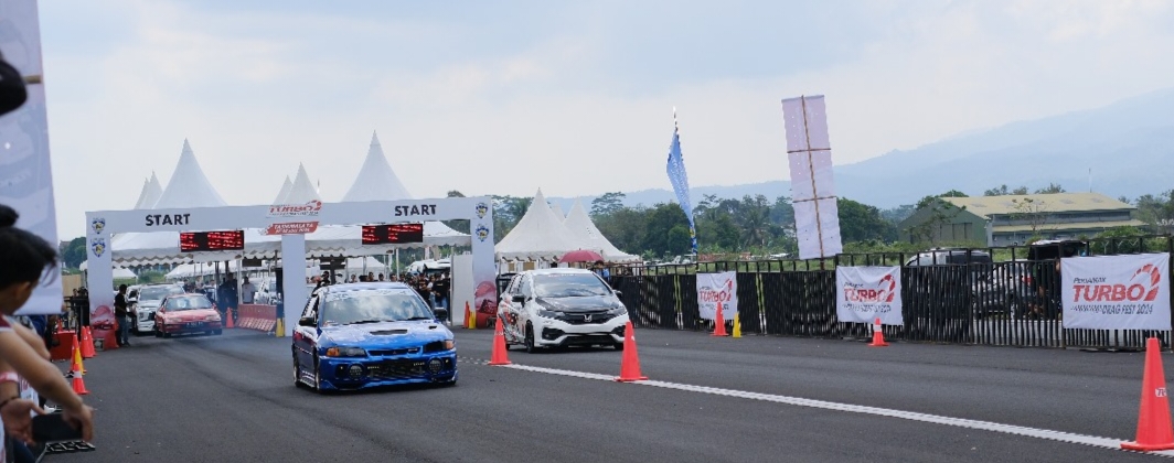 SERU: Peserta Pertamax Turbo Drag Fest 2024 membludak melebihi target. 
