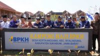 Peresmian Kampung Haji BPKH Sukabumi dan Serah Terima Huntap Penyintas Bencana Pergerakan Tanah Nyalindung