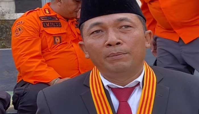 Kepala Pelaksana BPBD Kabupaten Sukabumi Deden Sumpena