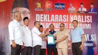 Resmi Usung Bacalon Bupati Sukabumi Iyos Somantri, Gerindra, PKS dan Demokrat Koalisi