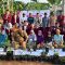 Mahasiswa KKN Universitas Nusa Putra dan Warga Desa Cikahuripan Tanam Pohon