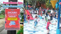 Sambut HUT RI ke-79 di Kota Sukabumi, Nama Agus Gratis Masuk Santa Sea Water Theme Park