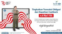 Sambut HUT RI 79, Transaksi Obligasi di bank bjb Dapat Cashback Jutaan Rupiah