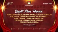 KPU RI Tetapkan 580  Calon Terpilih Anggota DPR RI periode 2024-2029