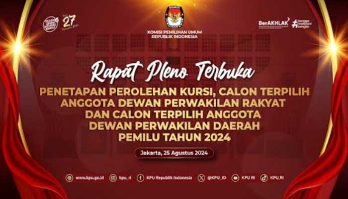 Penetapan Calon Terpilih Anggota DPR RI dalam Pemilu 2024
