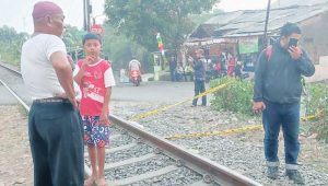 Pengendara Motor di Kota Sukabumi Tewas Tertabrak KA Siliwangi