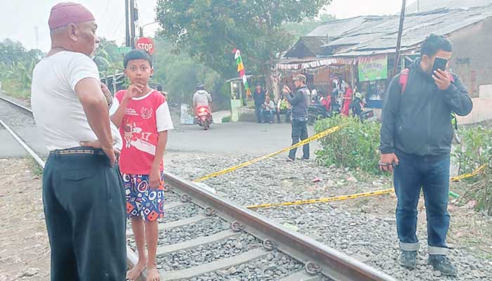 Pengendara Motor di Kota Sukabumi Tewas Tertabrak KA Siliwangi