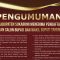 Pengumuman KPU Kabupaten Sukabumi Menerima Pendaftaran Pasangan Calon Bupati dan Wakil Bupati Tahun 2024