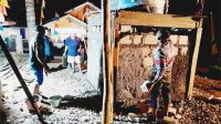 TMMD ke 121 Kodim 0622 Kabupaten Sukabumi di Desa Cicareuh Cikidang, Tumbuhkan Semangat Gotong Royong Masyarakat