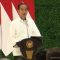Presiden Joko Widodo memberikan arahan kepada ratusan kepala daerah di Istana Negara IKN, Kalimantan Timur, Selasa (13/8/2024). (Benardy Ferdiansyah)