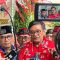 Ketua DPP PDI Perjuangan Djarot Syaiful Hidayat saat memberikan keterangan kepada awak media di Kantor DPP PDIP, Jakarta, Selasa (13/8/2024). (Narda Margaretha Sinambela)