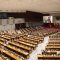 Rapat paripurna ke-21 Masa Persidangan V Tahun Sidang 2023-2024 di Gedung Nusantara II, kompleks Parlemen. Senayan, Selasa (9/7/2024). (DERY RIDWANSAH/JAWAPOS.COM)