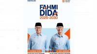 Ini Rangkaian Pendaftaran Pasangan Achmad Fahmi-Dida Sembada ke KPU Kota Sukabumi