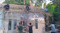 Warga Cikidang Sukabumi Dapat Kado Spesial Jelang HUT RI Ke 79, Rumah Tidak Layak Huni Diperbaiki TNI
