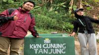 Warga Gunung Tanjung Sukabumi dan Mahasiswa Nusa Putra Dirikan Bank Sampah