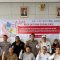 Kick Off dan Sosialisasi Program Kesiapsiagaan Gempa Bumi (Earthquake Readiness) fase II yang dilaksanakan PMI Kota Sukabumi, Selasa (03/09/2024). (Aditya Rohman)