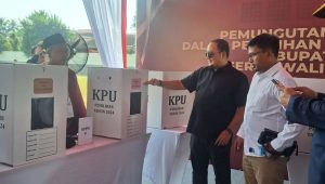 KPU RI Gelar Simulasi Pemungutan dan Penghitungan Suara di Depok