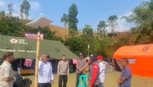 PMI Kabupaten Sukabumi pilih Desa Ciengang, Kecamatan Gegerbitung, Kabupaten Sukabumi, Jawa Barat yang berada di bentangan Sesar Cimandiri zona megrathrust untuk melaksanakan simulasi TDB yang digelar pada Rabu (4/9/2024).