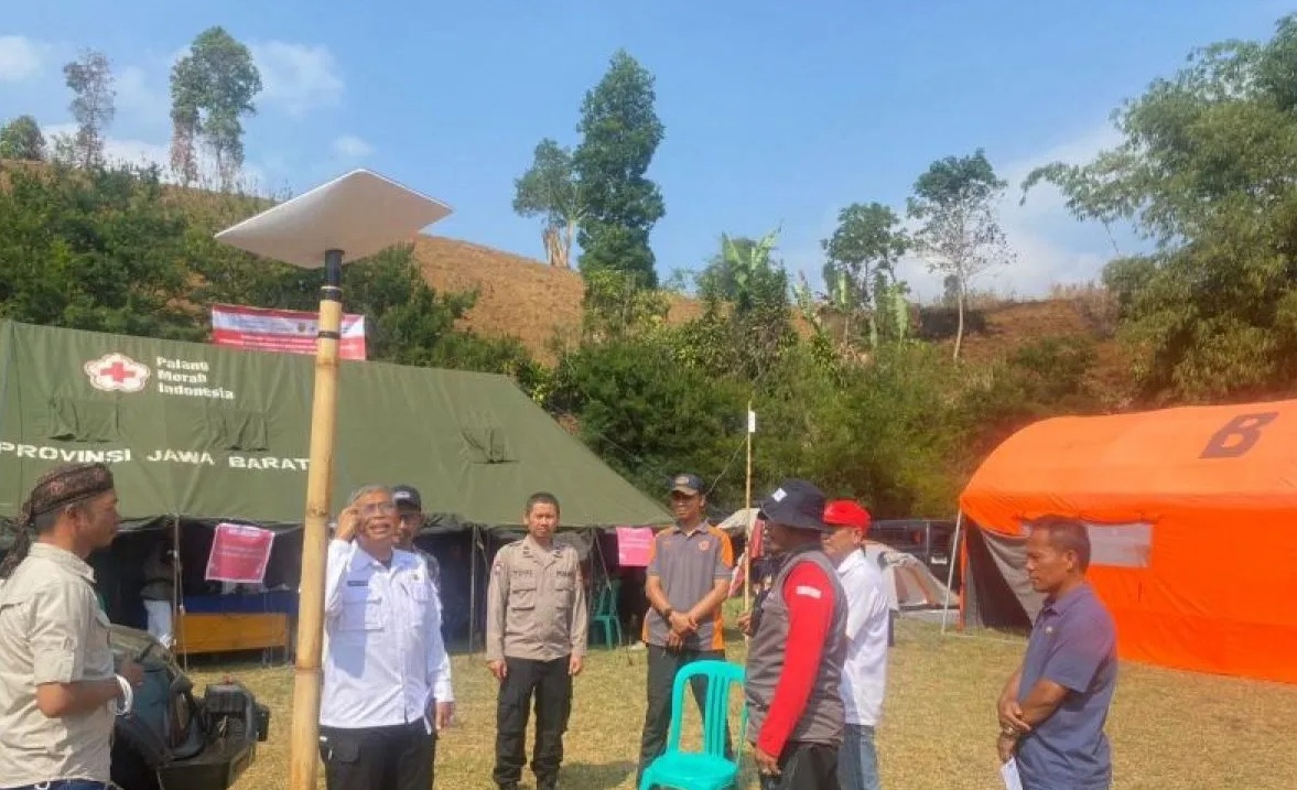 PMI Kabupaten Sukabumi pilih Desa Ciengang, Kecamatan Gegerbitung, Kabupaten Sukabumi, Jawa Barat yang berada di bentangan Sesar Cimandiri zona megrathrust untuk melaksanakan simulasi TDB yang digelar pada Rabu (4/9/2024).
