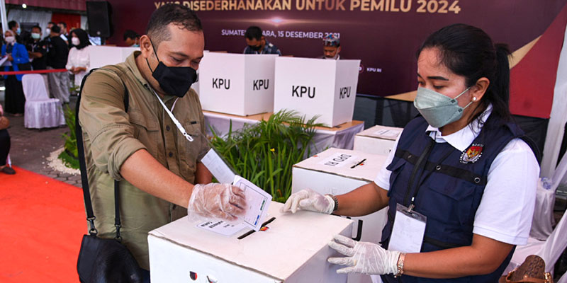 Ilustrasi warga saat memberikan suaranya/Istimewa