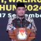 Ketua KPU RI Mochammad Afifuddin dalam peluncuran tahapan rekrutmen KPPS Pilkada 2024 di KPU DKI Jakarta, Selasa (17/9/2024). (Narda Margaretha Sinambela)