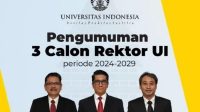 UI Tetapkan Tiga Calon Rektor Periode 2024-2029, Debat Publik Senin Depan