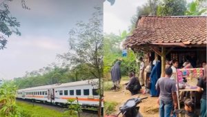 Penjelasan KAI Soal Viral Kereta Api Sukabumi-Ciajur Mogok di Tengah Perkampungan Warga