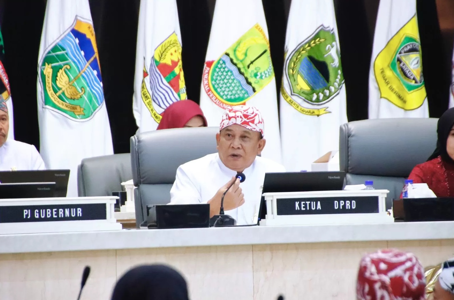 Ketua DPRD Provinsi Jawa Barat Brigjen TNI (Purn) Taufik Hidayat, Kota Bandung, Minggu (1/9/2024).