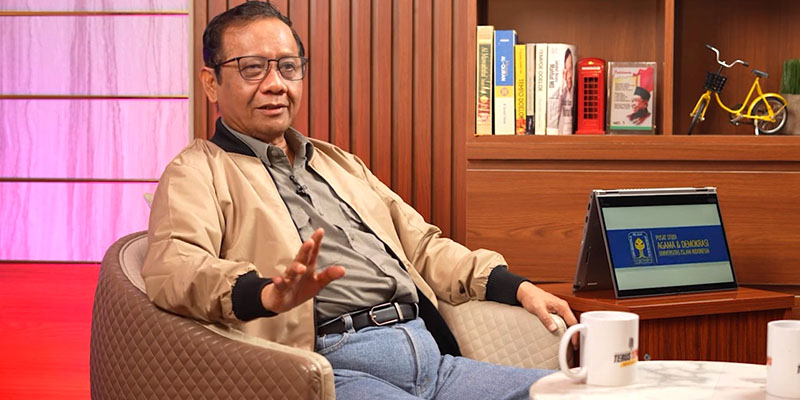 Mantan Menko Polhukam Mahfud MD/Repro