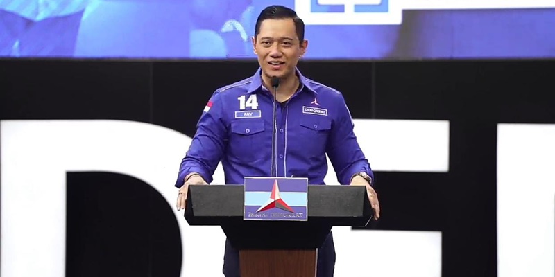 Ketua Umum Partai Demokrat, Agus Harimurti Yudhoyono (AHY) di Kantor DPP Partai Demokrat, Jakarta, Senin (9/9)