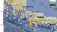 Gempa Sukabumi 5,3 Magnitudo Terasa Hingga Bandung