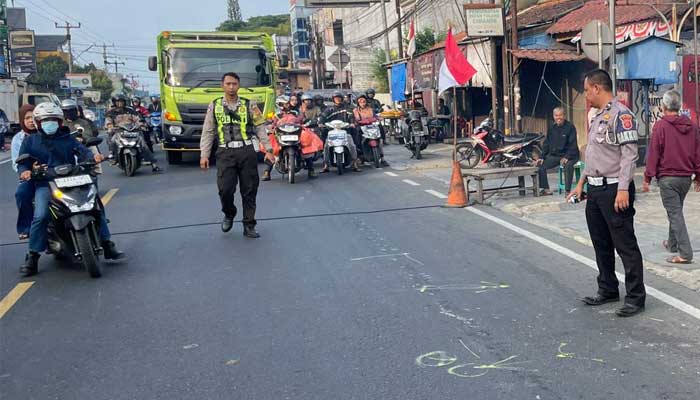 Anak SD Tergilas Truk di Cicurug Sukabumi