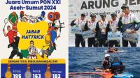 Atlet Kabupaten Sukabumi Raih 12 Medali Emas di PON XXI Aceh-Sumut