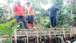 BPBD Kota Sukabumi Tinjau TPT di Kampung Tegalwangi yang Ambruk