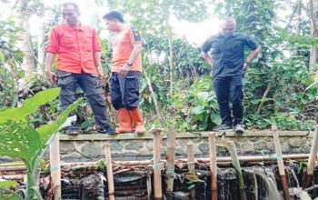 BPBD Kota Sukabumi Tinjau TPT di Kampung Tegalwangi