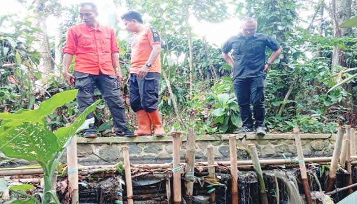 BPBD Kota Sukabumi Tinjau TPT di Kampung Tegalwangi