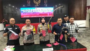 Berandal Bermotor di Cireungas Sukabumi Bacok Polisi Hingga Terkapar