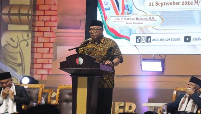 Bupati Sukabumi Resmikan Masjid Ponpes Pesantren Modern Assalam