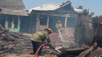 Pabrik Tahu di Cisaat Sukabumi Terbakar