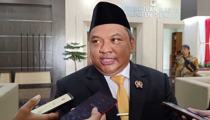 Ketua DPRD Kabupaten Sukabumi Budi Azhar