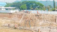 Kolam Retensi Terminal Kota Sukabumi Pembangunan Capai 30 Persen