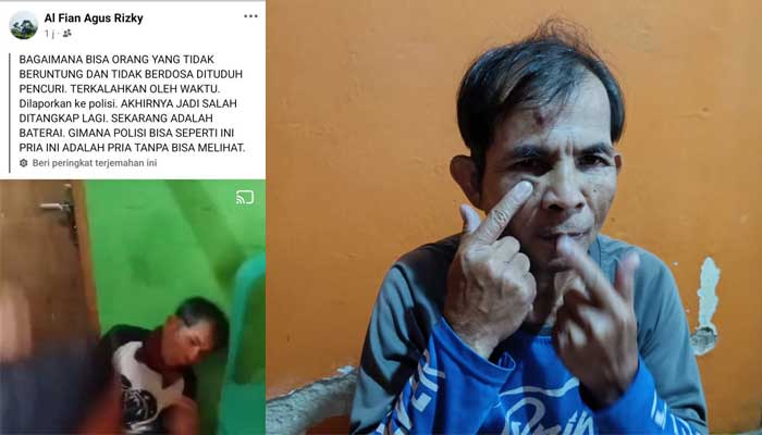 Penjual Es di Sukabumi Dituduh Mencuri