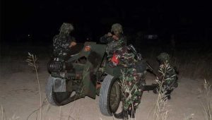 Prajurit Yon Armed 13 Kostrad Latihan Tingkat Baterai